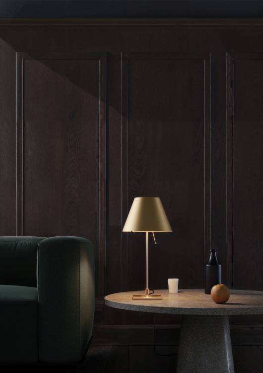 Costanzina table lamp MESSING Luceplan LIMITED EDITION 