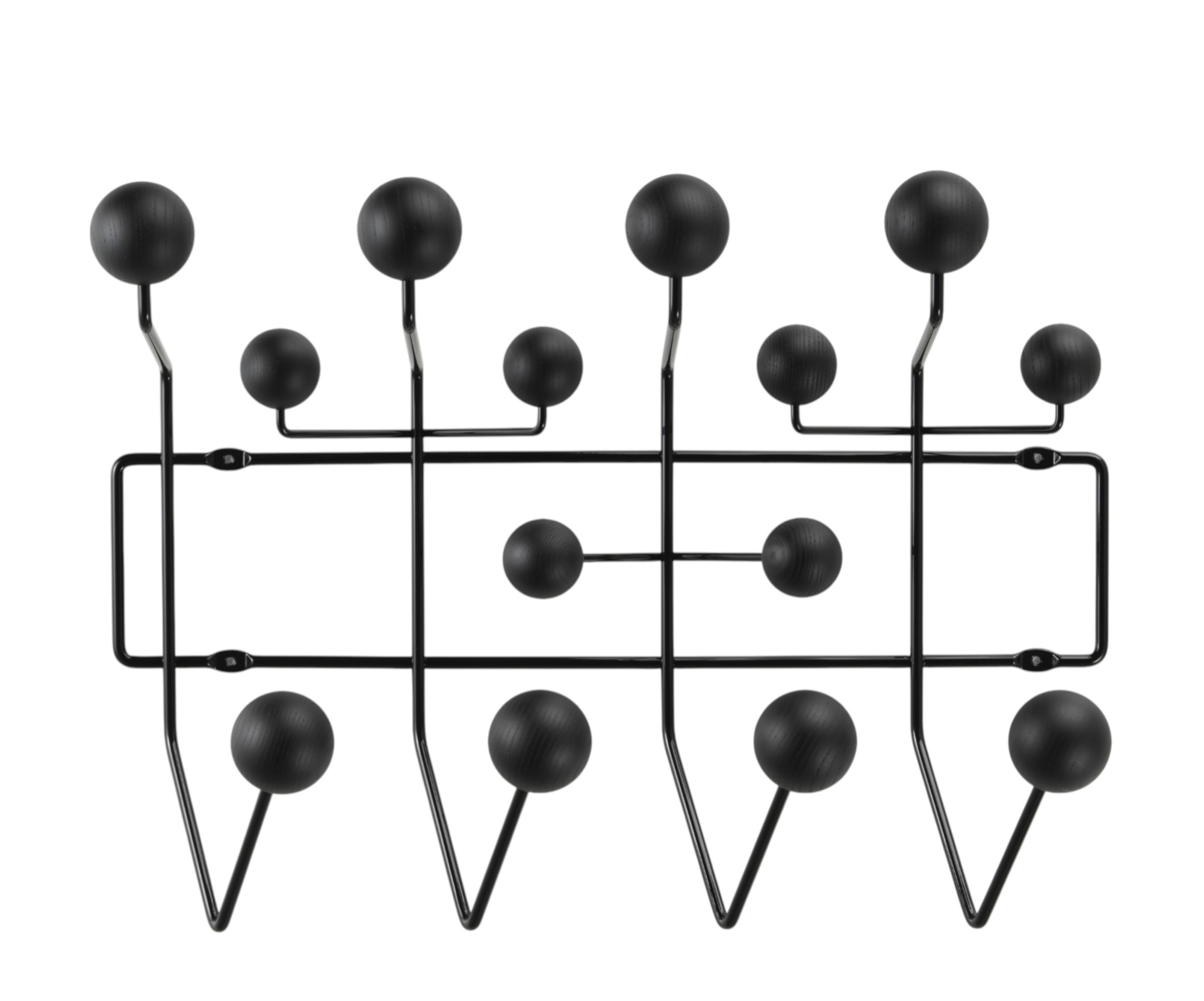 Eames Hang it all coat rack ash black Vitra NEW VERSION