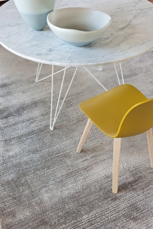Tavolo XZ3 table round frame chrome Magis