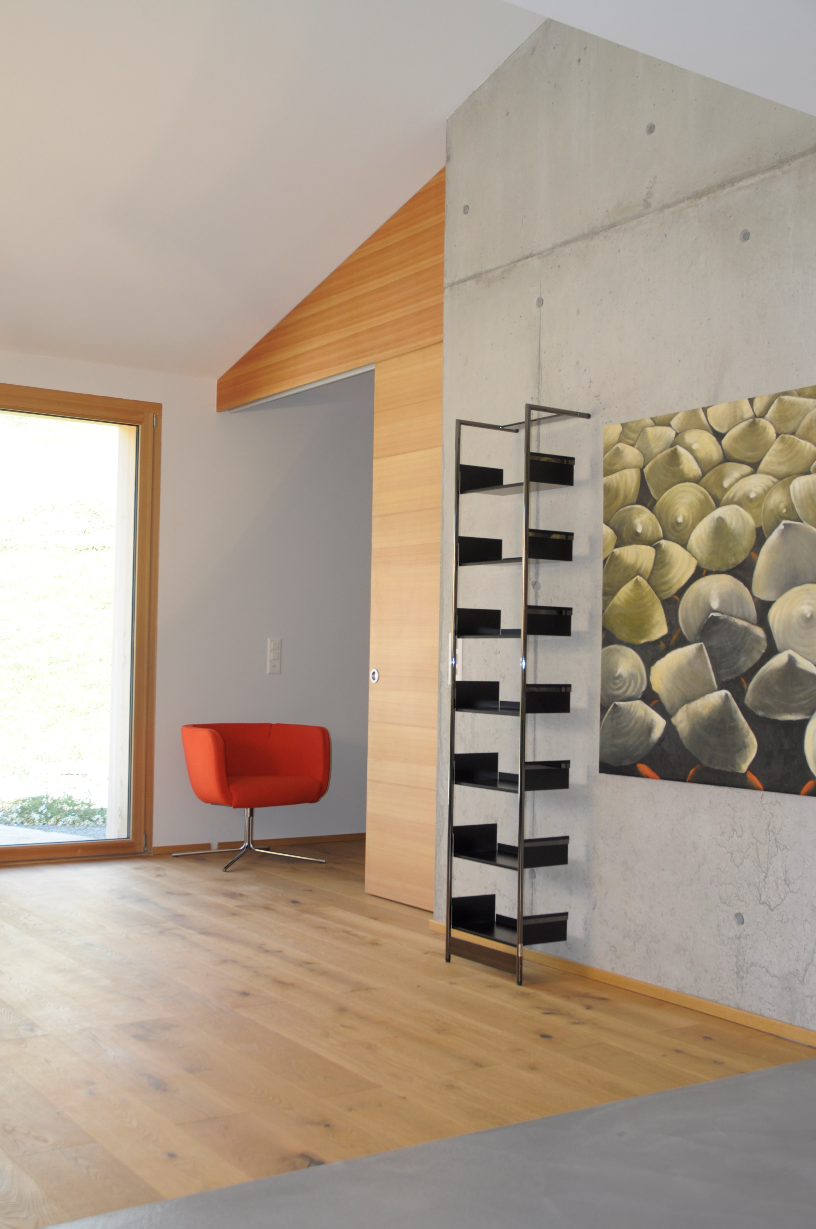 Pool 196 Medium Anlehnregal Mox Gestell grün Tablaren grün strukturiert