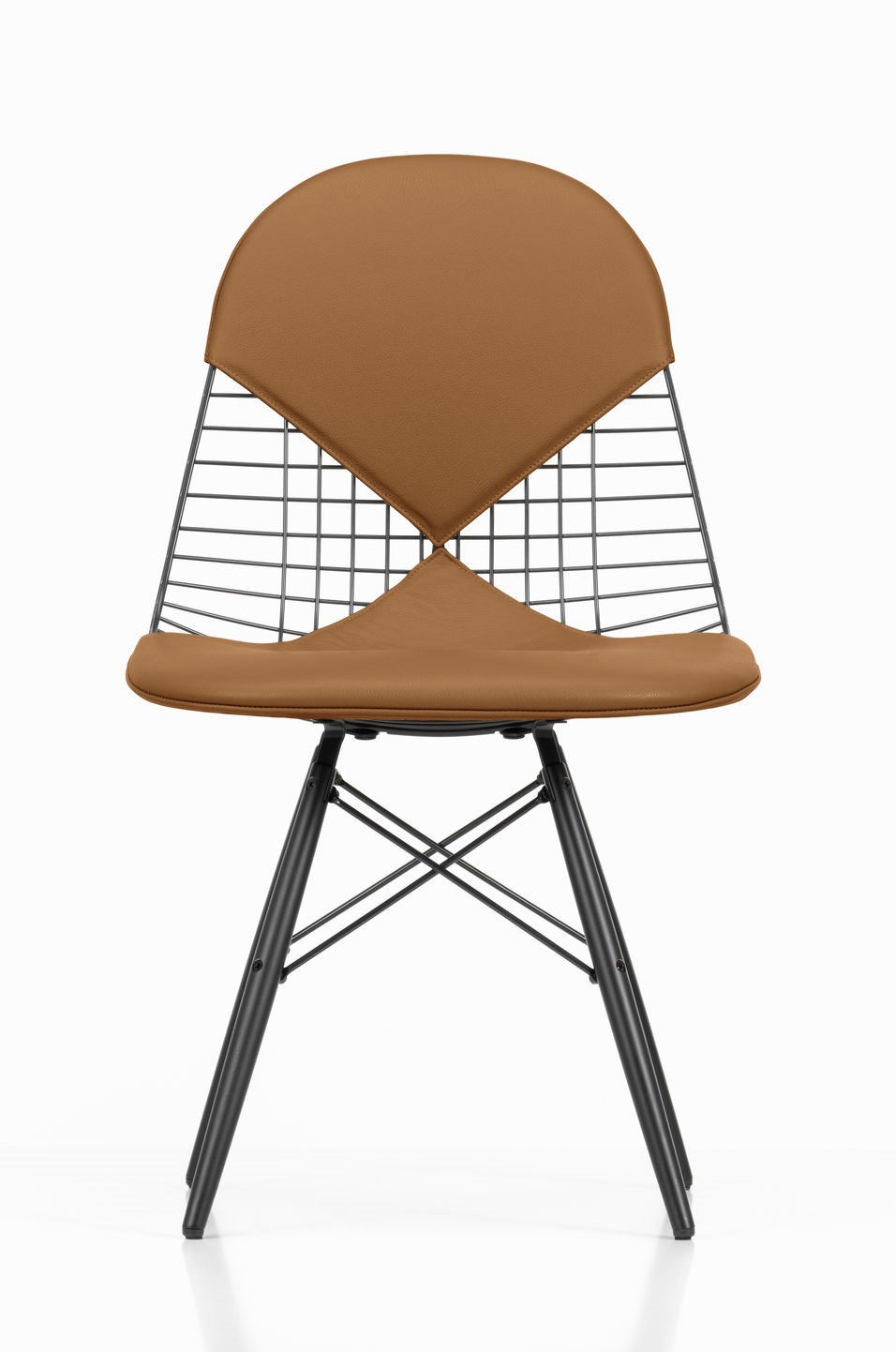 DKW-2 Wire Chair Chair with Seat and Back Upholstery Vitra