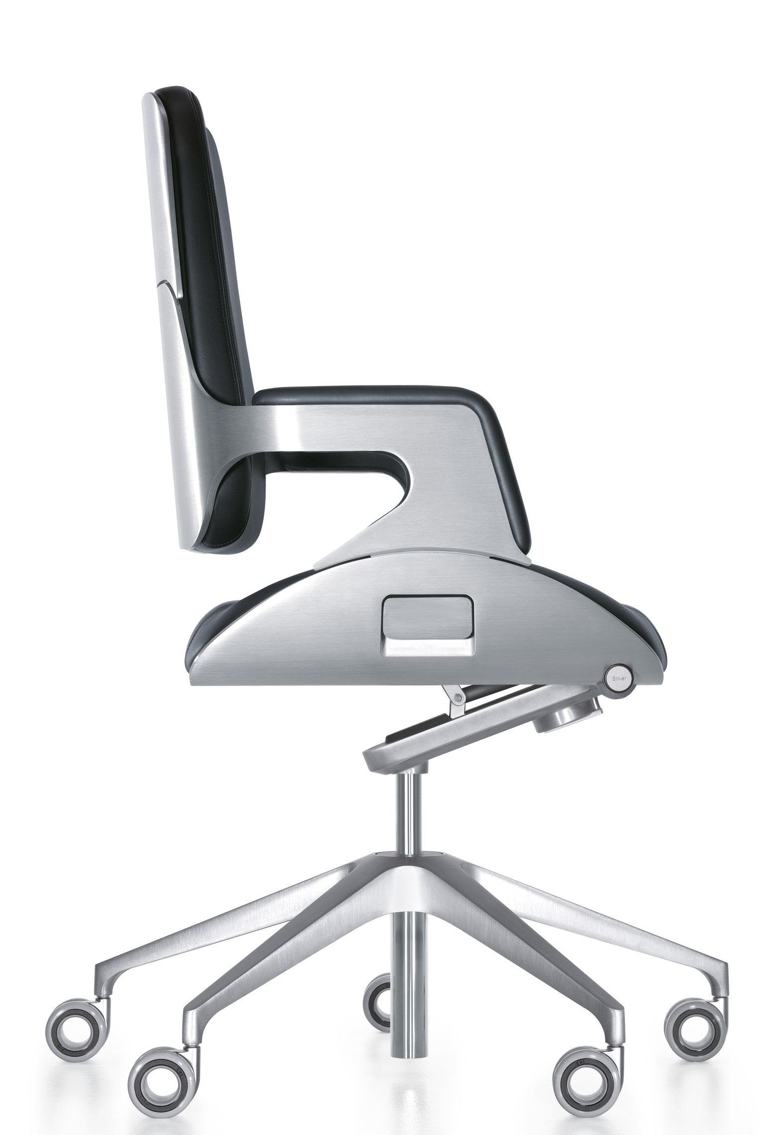 Silver SV10P Office Swivel Chair Medium Height Interstuhl
