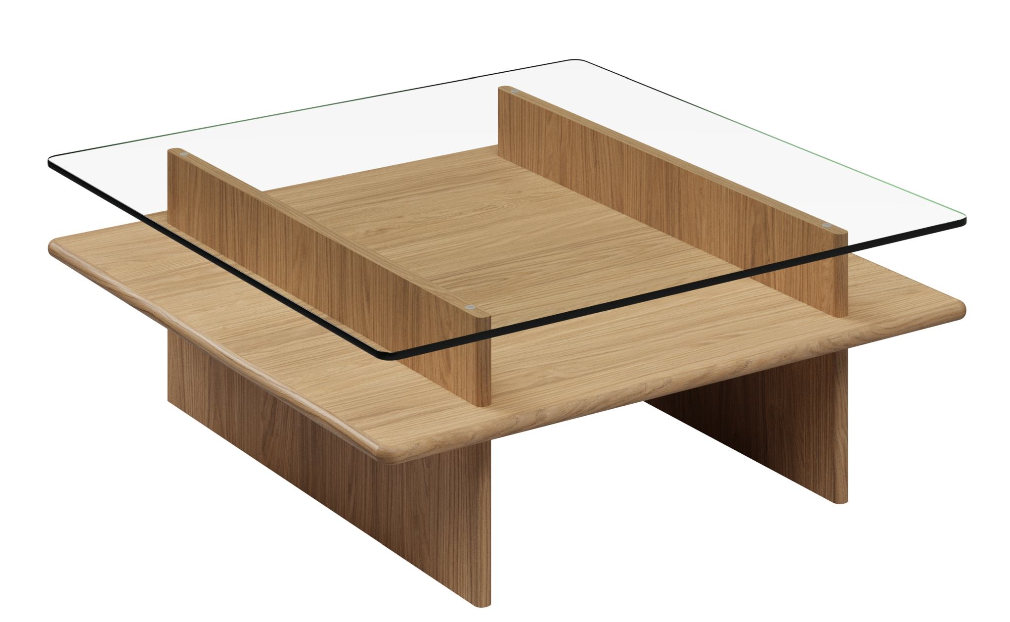 Parallel Coffee Table Coffee table 90x90 cm Woud