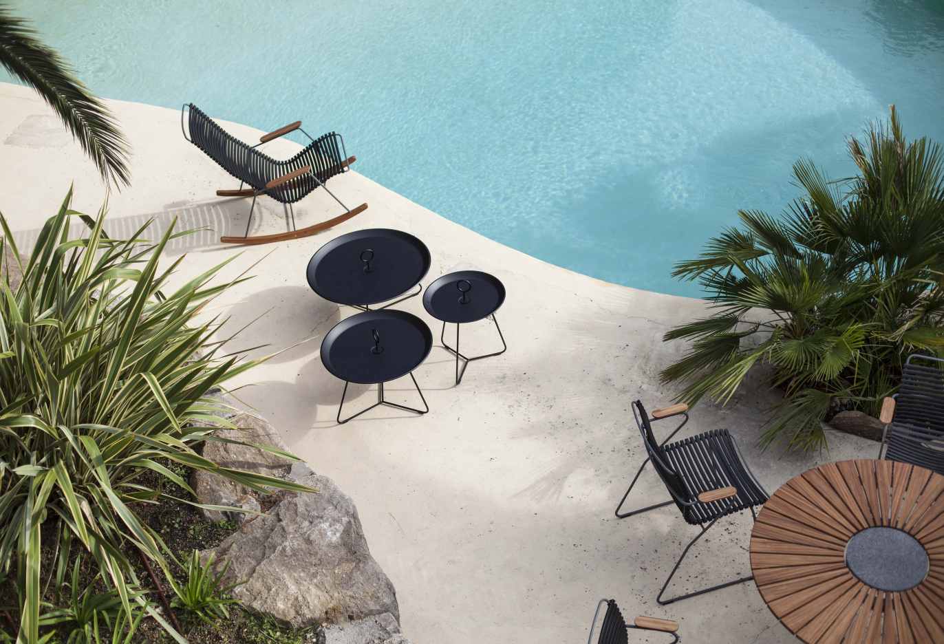 Click Chair with armrests Outdoor Houe