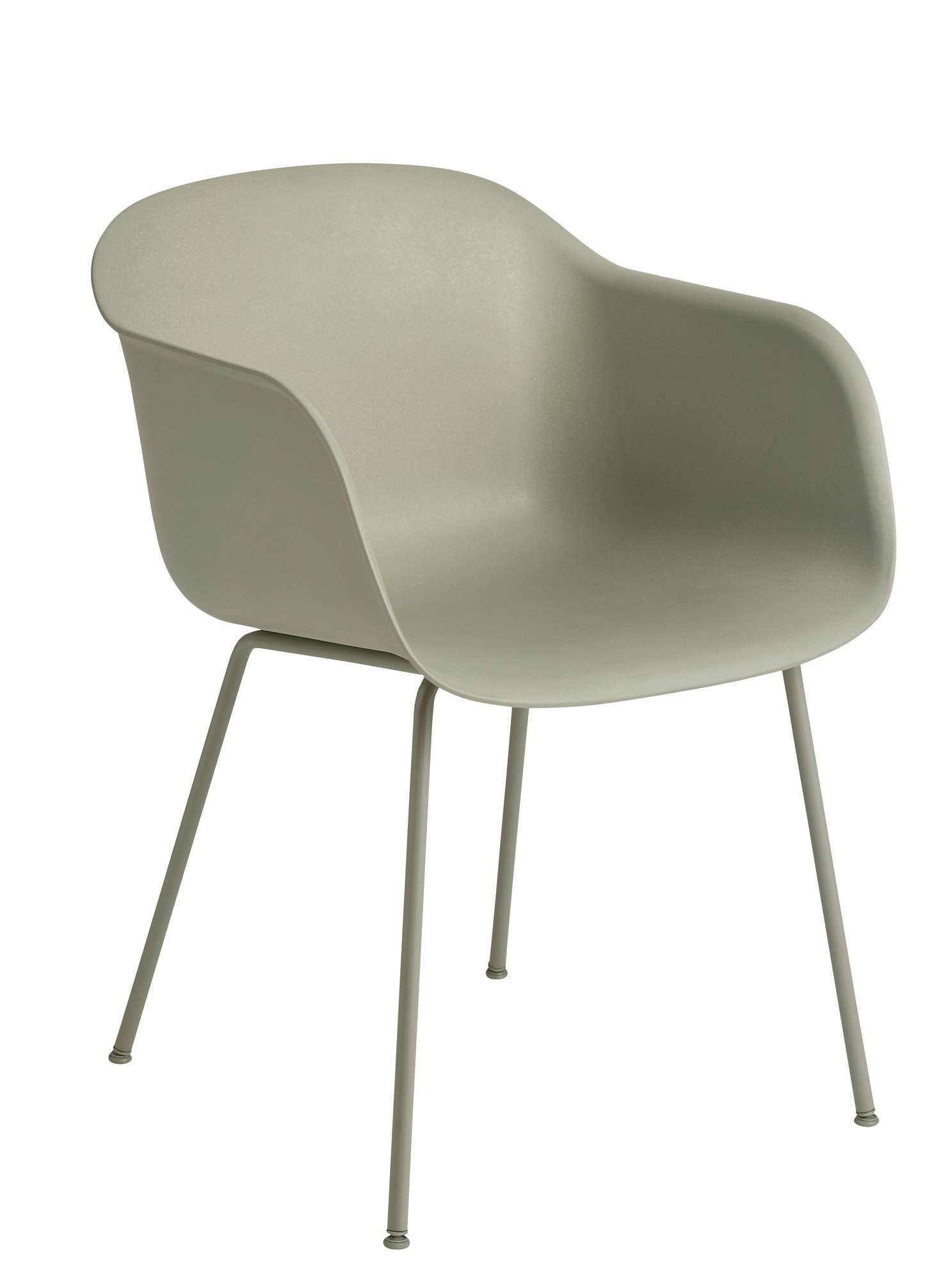 Fiber Armchair Tube Base Chair Muuto