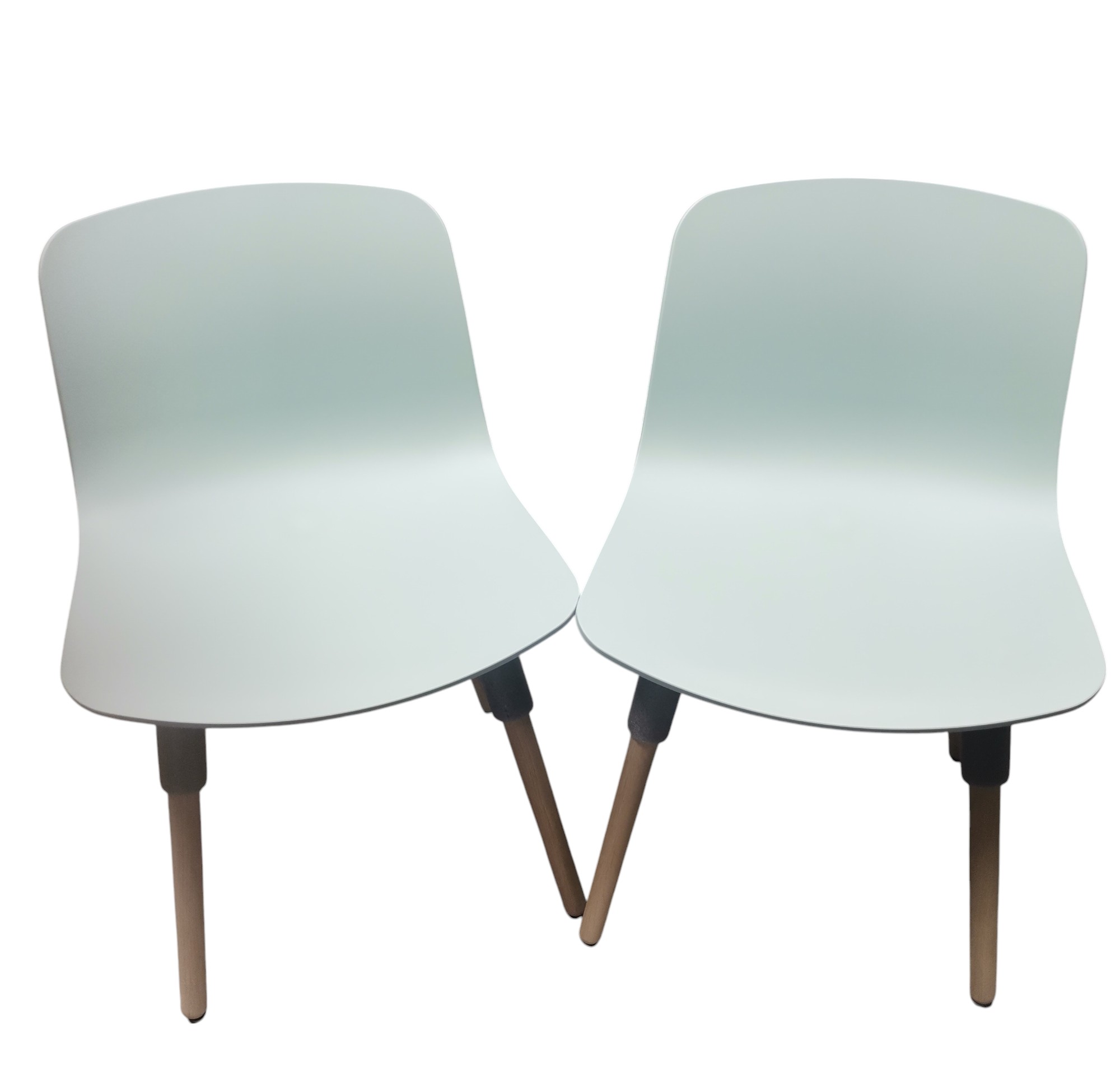 About a Chair AAC12 / AAC 12 Chair DUSTY MINT / OAK SOFT Hay IMPERFECT ITEMS 2-piece set