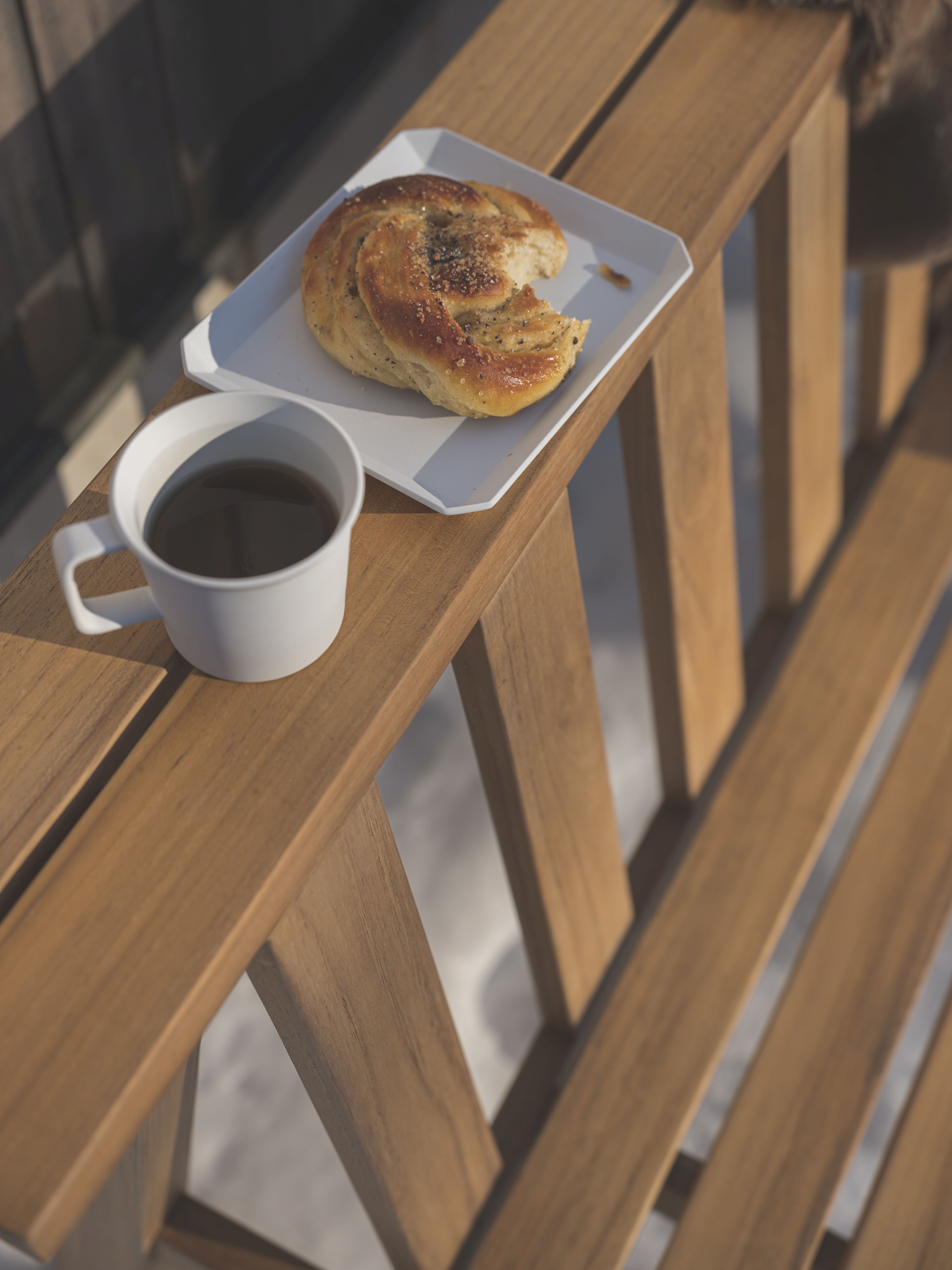 Cadence Bench Teak Outdoor Skagerak by Fritz Hansen