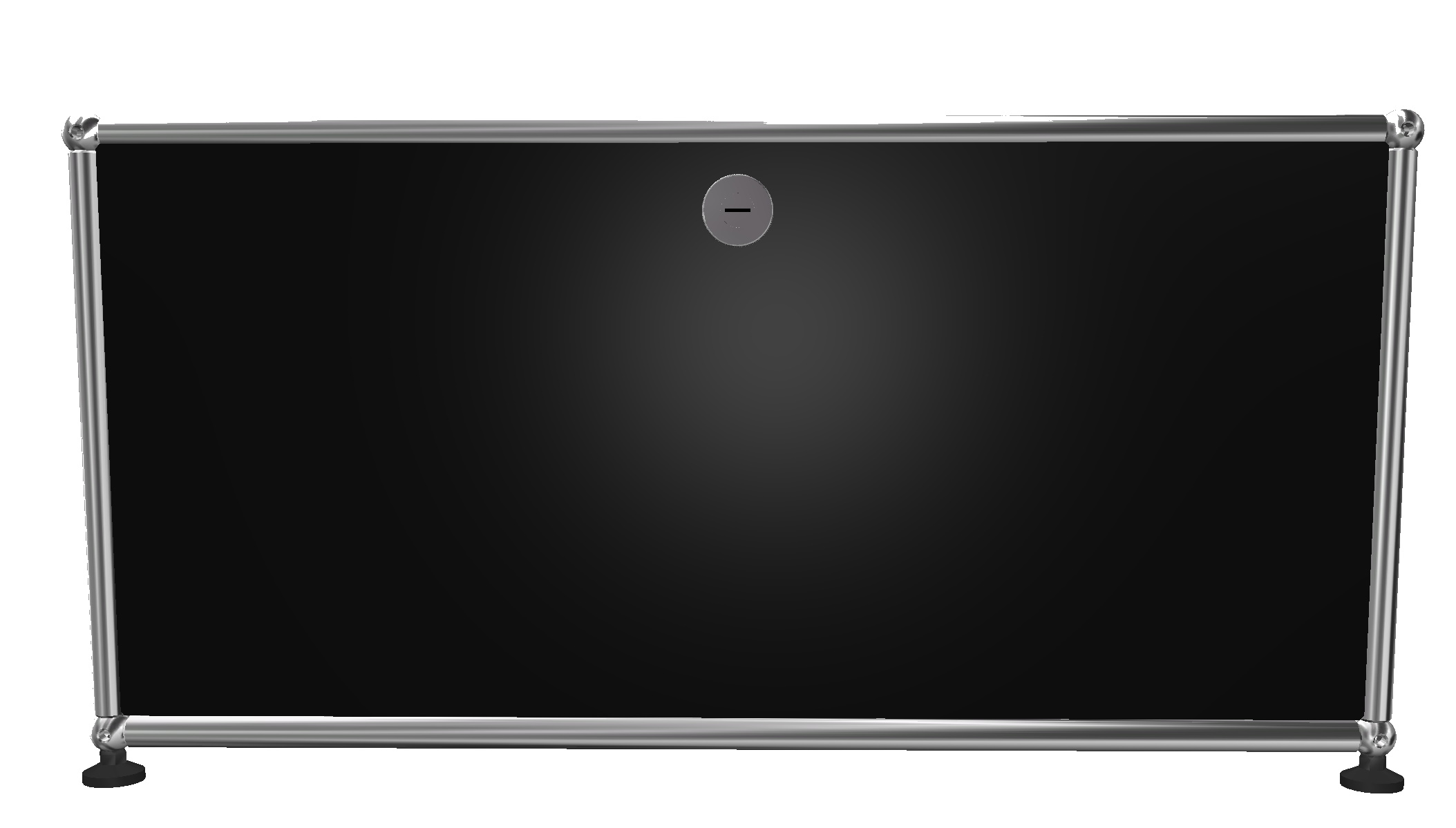 USM Haller Lowboard 1 Flap Graphite black - FAST DELIVERY
