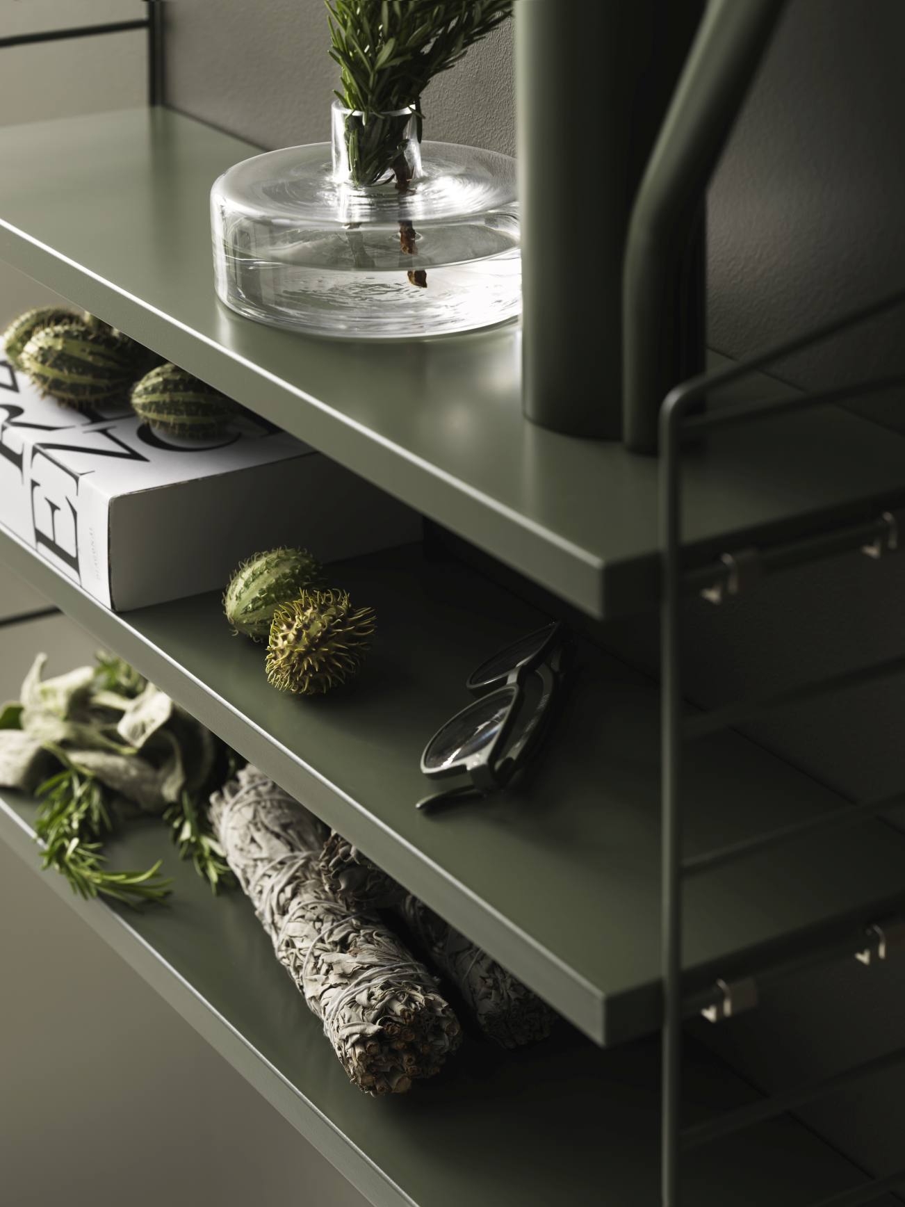String Pocket Shelf String Furniture Sage