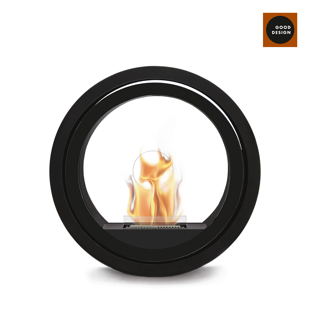 Roll Fire Rollable Fireplace with Tenderflame Burner Conmoto SINGLE PIECES
