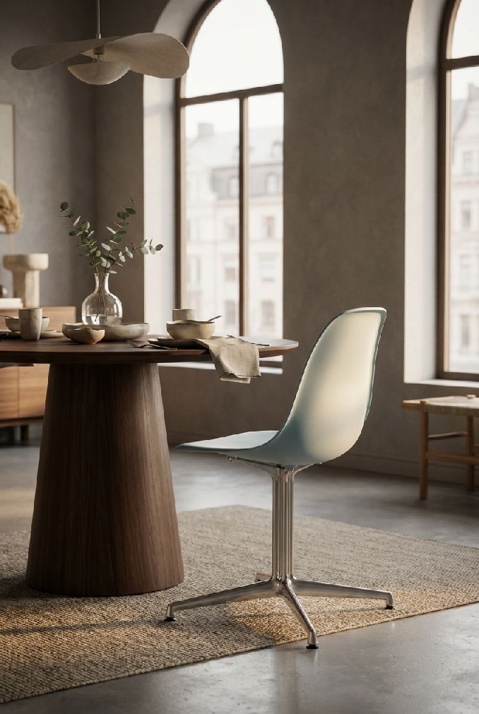 Eames Plasic Side Chair DSL RE Chair Vitra