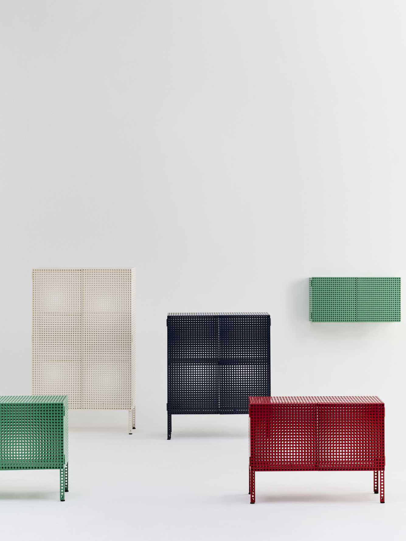Perforated Cabinet Wall Small Wall Sideboard Hay
