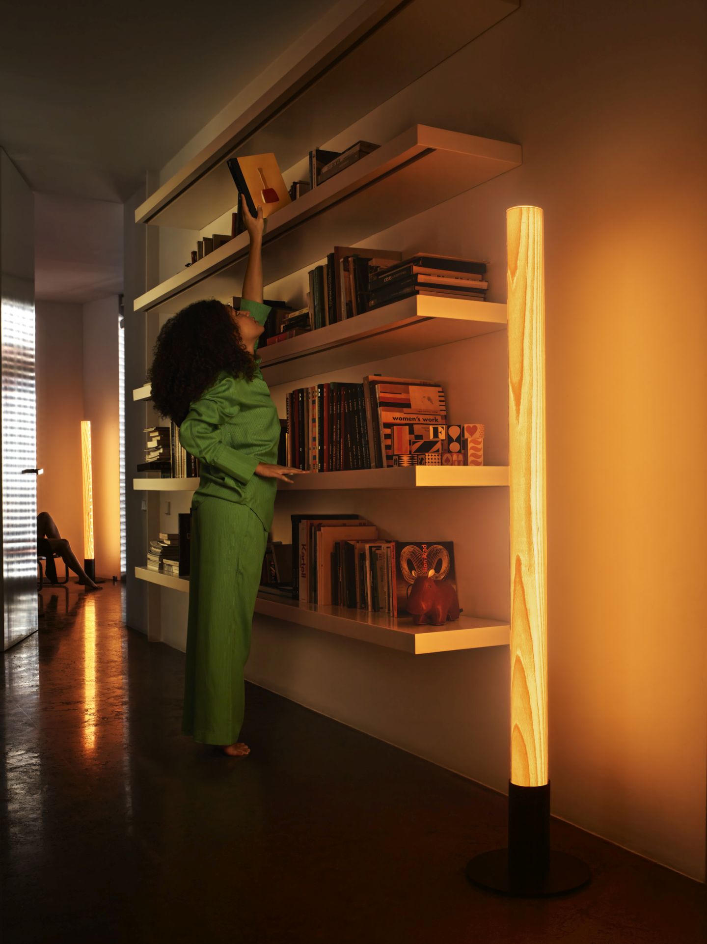 Estela floor lamp Beech LZF Lamps