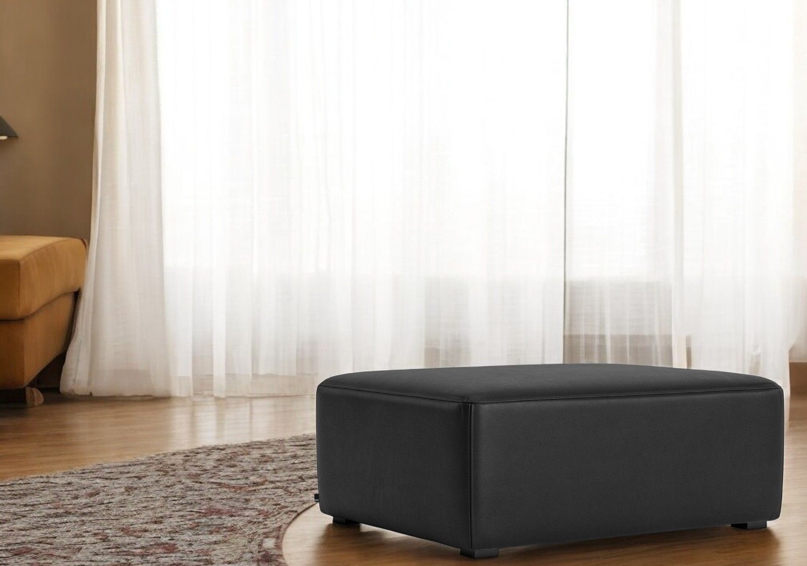 Mags Connectable 02 Ottoman Small Stool Hay 