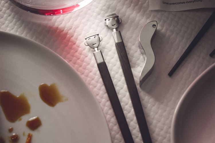 AM44SET2 Anna Stick chopsticks Alessi