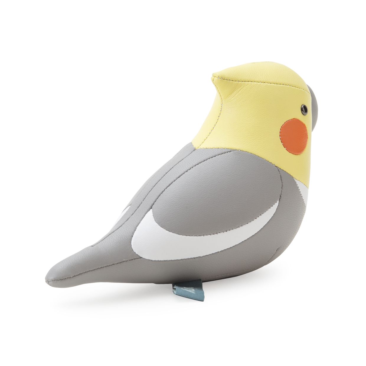 Cockatiel bookend grey/cream Züny