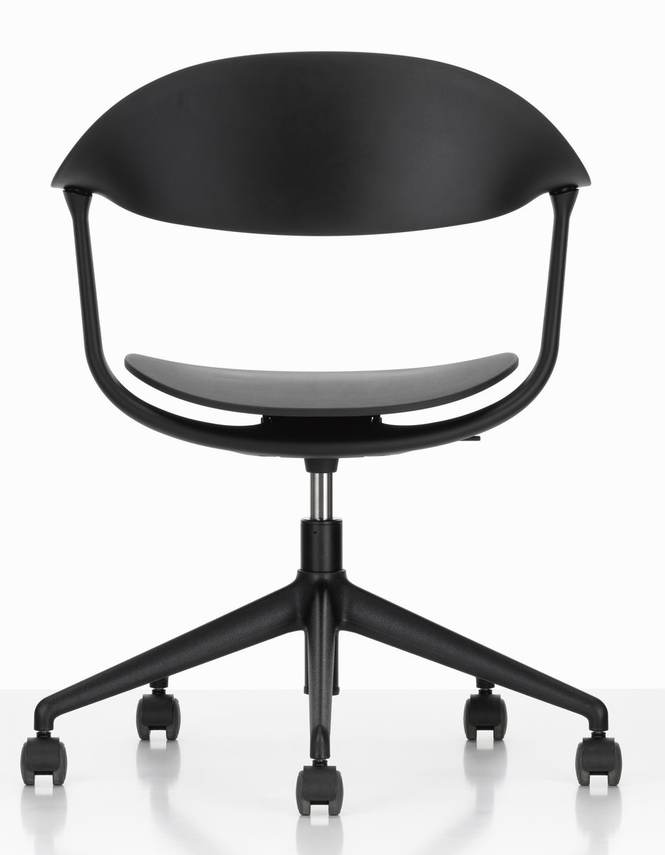 Mynt back and seat plastic office swivel chair Vitra
