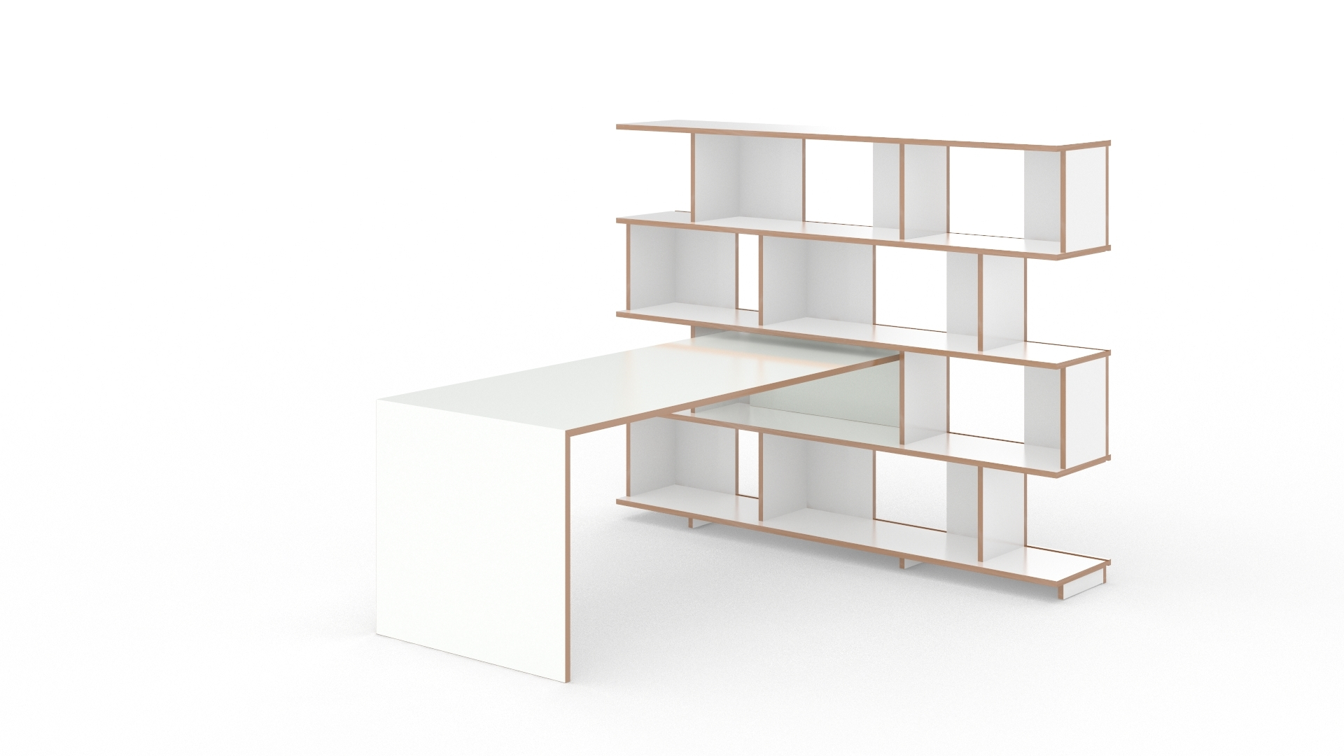 Anstell table for Stell shelf Tojo