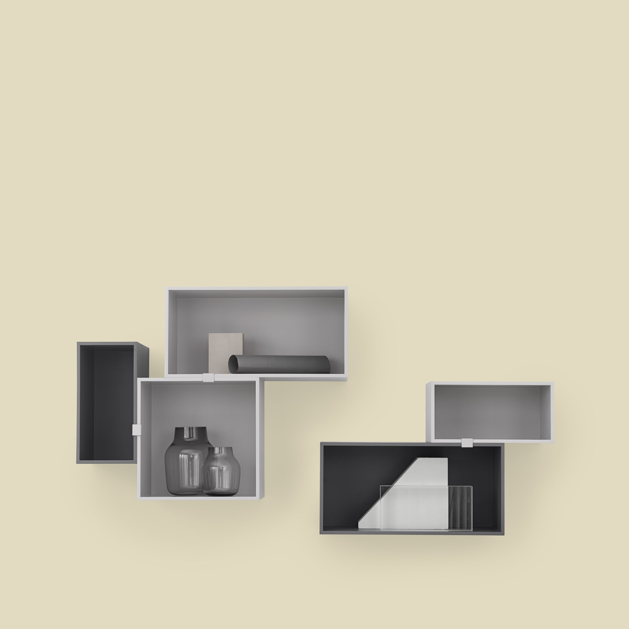 Mini Stacked Storage System 2.0 Shelf system Muuto