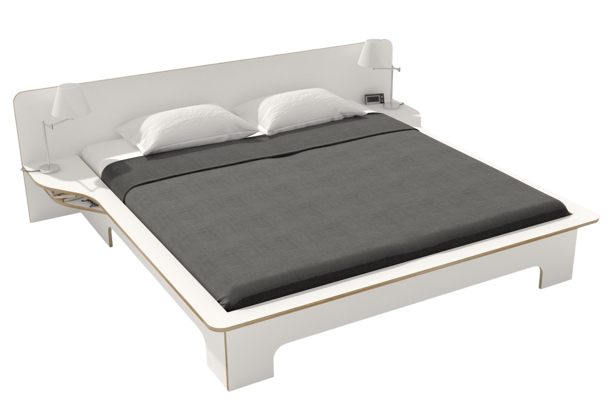 Plane Double bed Müller Möbelwerkstätten