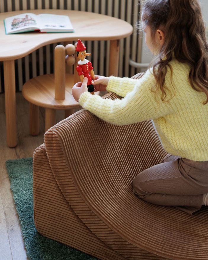 Moon children's armchair wide cord Wigiwama