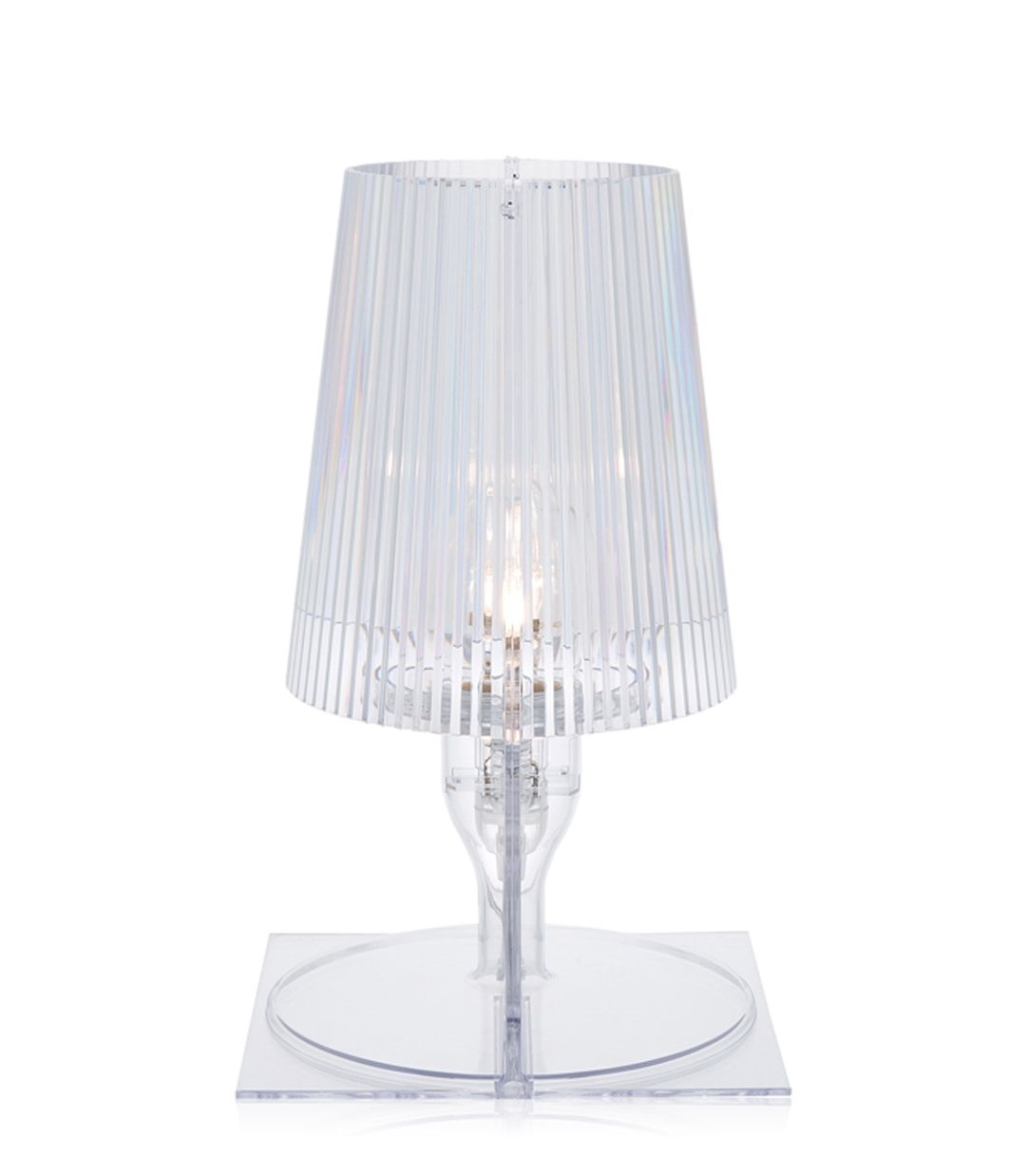 Take Table lamp Kartell crystal clear