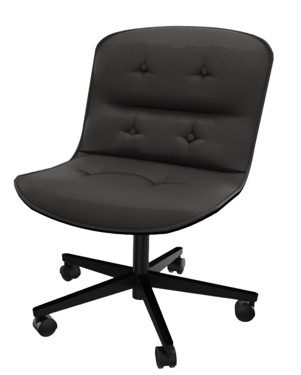 Pollock Executive swivel chair without armrests Knoll International