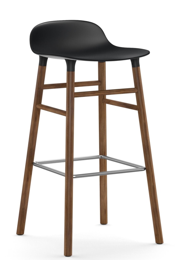 Form Barstool  H 75 cm Wood Normann Copenhagen