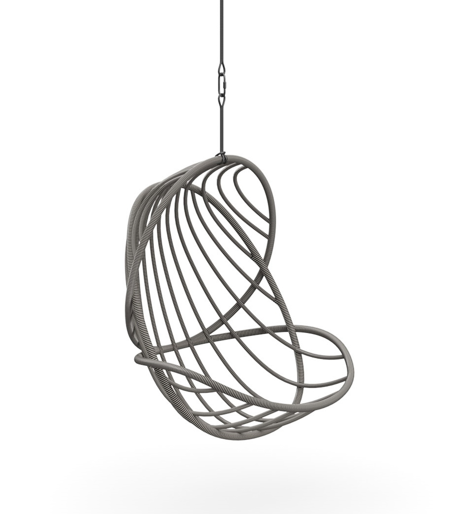 Kida Hanging Lounge Chair with Cushion Dedon