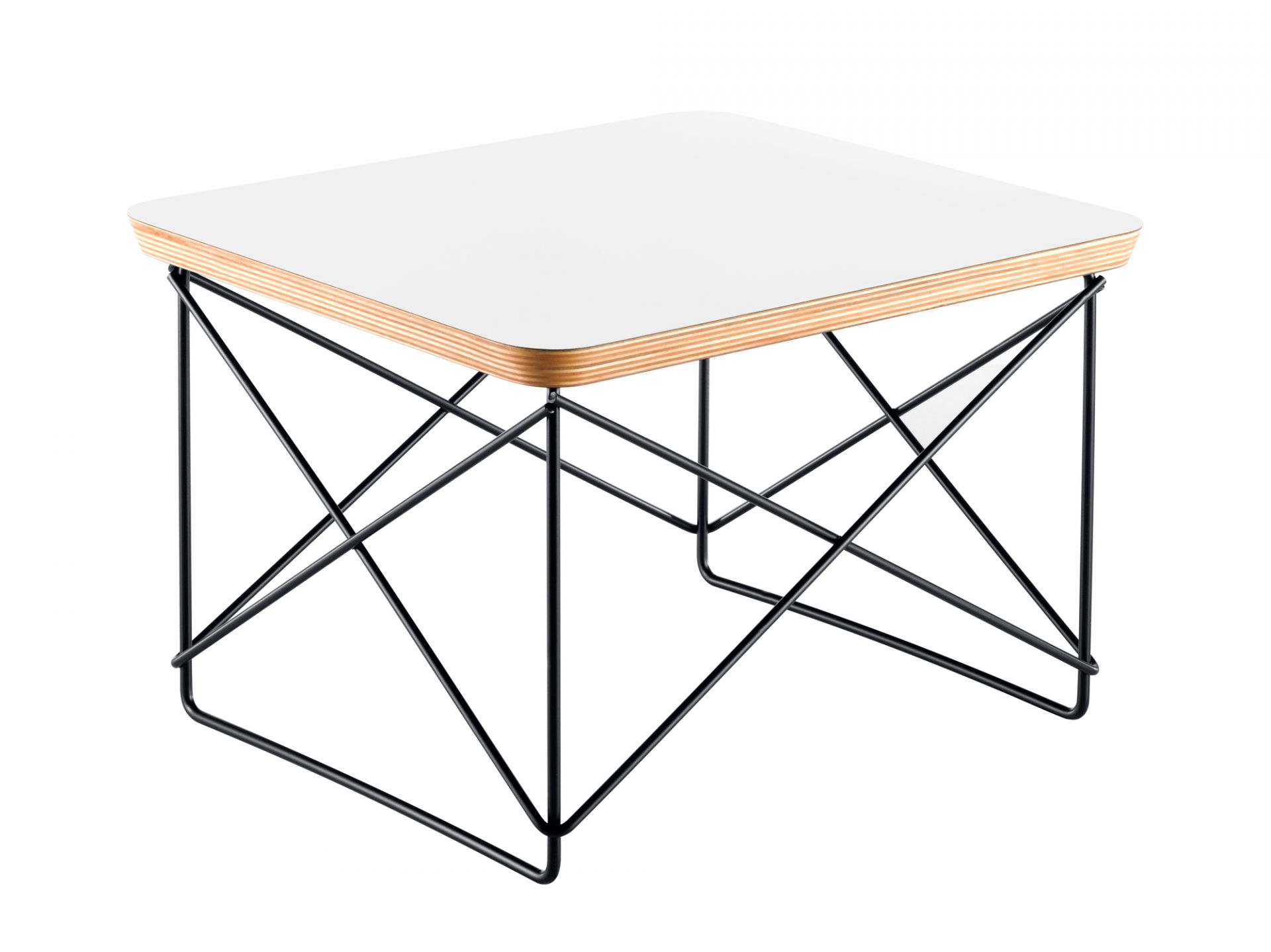 Occasional Table LTR Side Table HPL White-black Vitra SINGLE PIECES