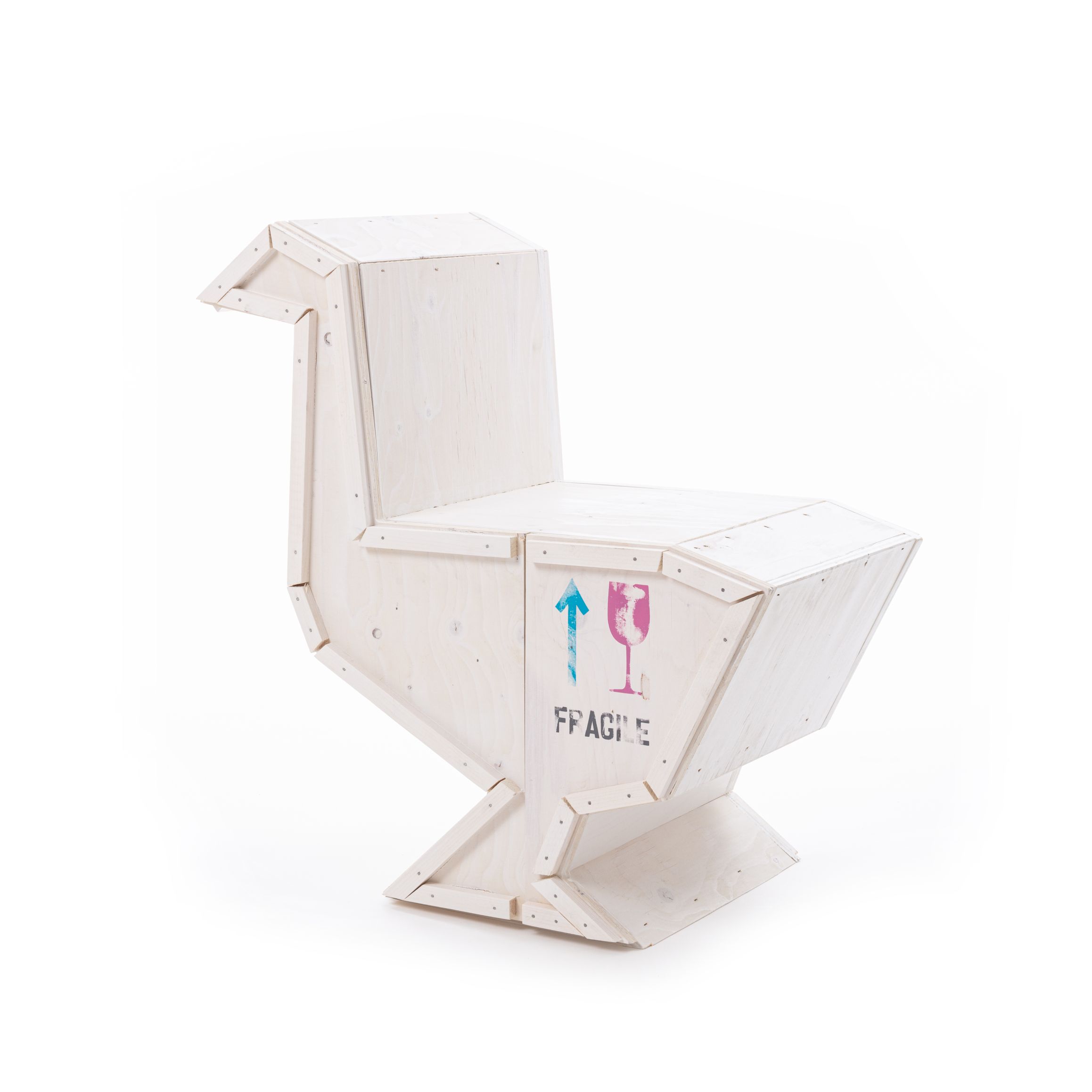 Sending Animals Goose 2.0 cupboard white Seletti