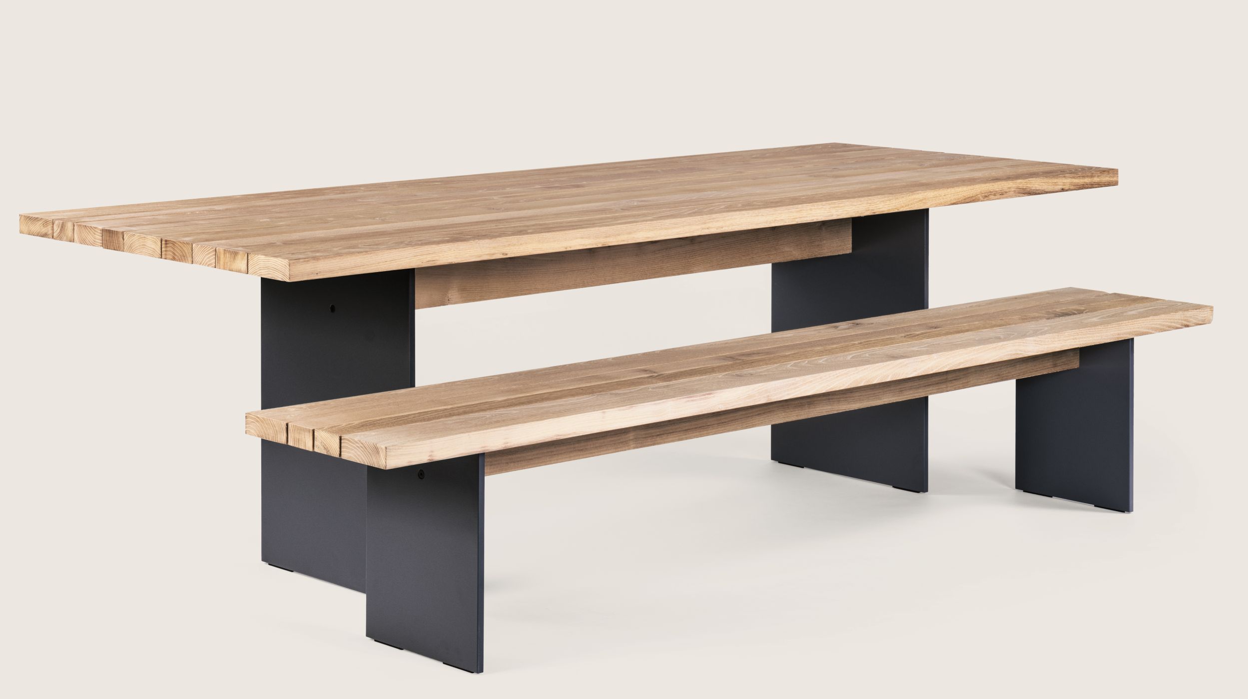 SC 48 Outdoor bench Brushed oiled acacia Janua 