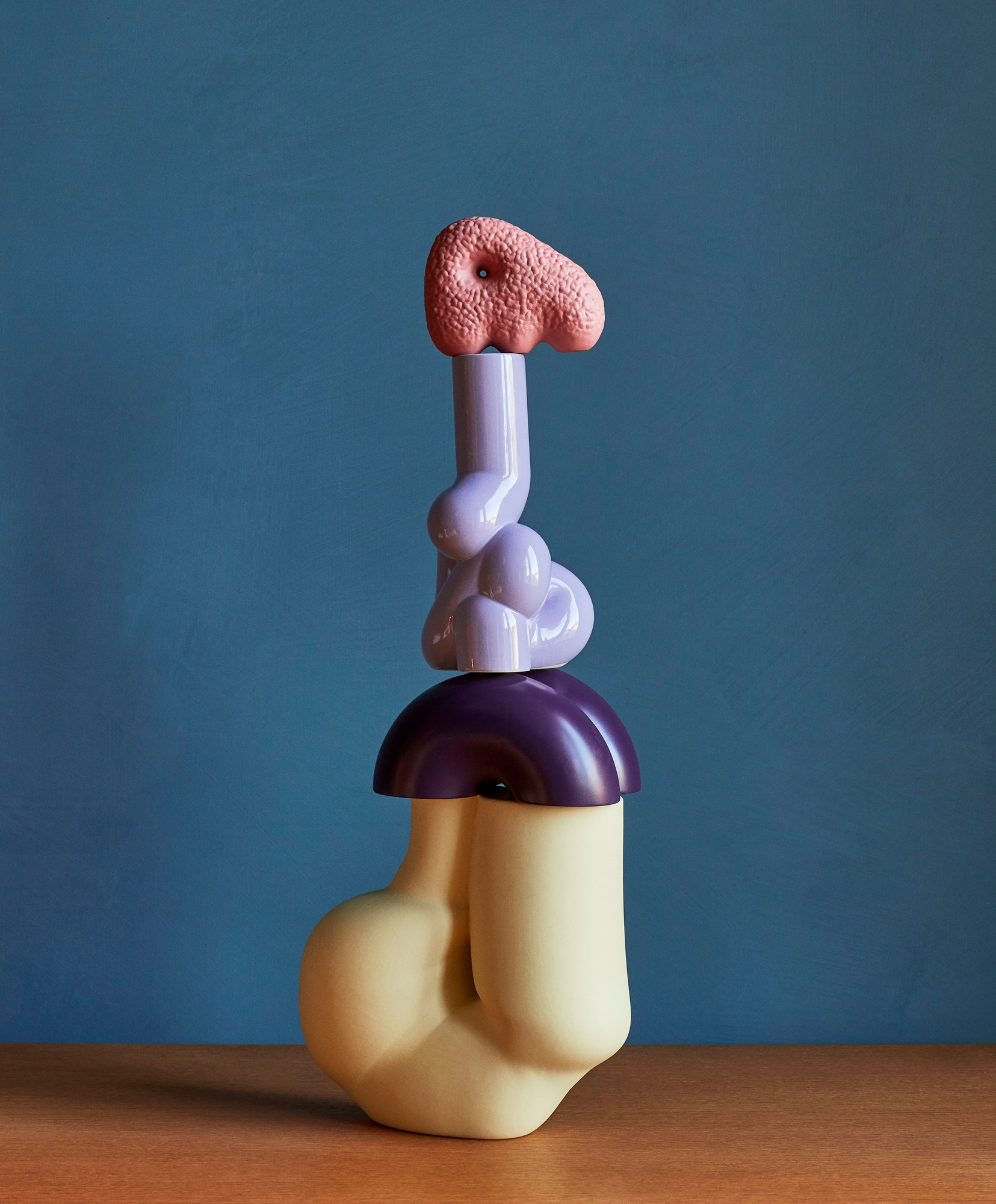 W&S Chubby Vase Hay SINGLE PIECES