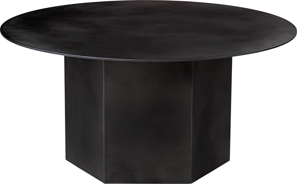 Epic Coffee Table Steel 80 Midnight Black Gubi
