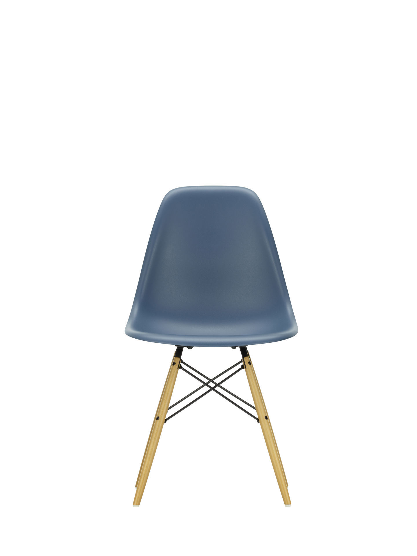 Eames Plastic Side Chair DSW Chair Vitra Maple dark - forest