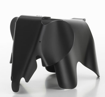 Eames Elephant Small RE Vitra deep black