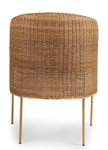 Caribe Natural Dining Chair Chair Outdoor ames Raw natural material / Yellow