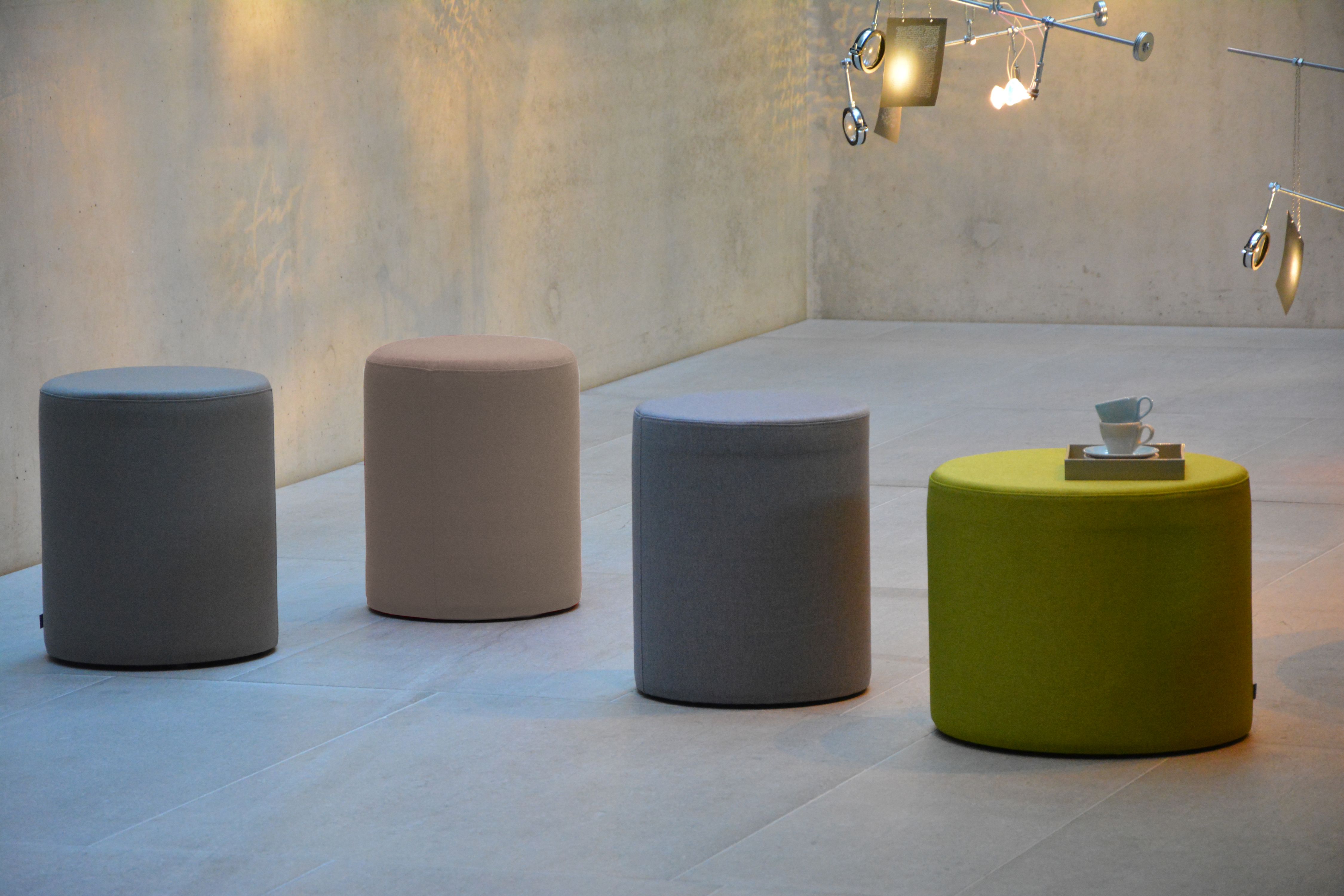 Rondo Pouf Ø 50 Black Jan Kurtz