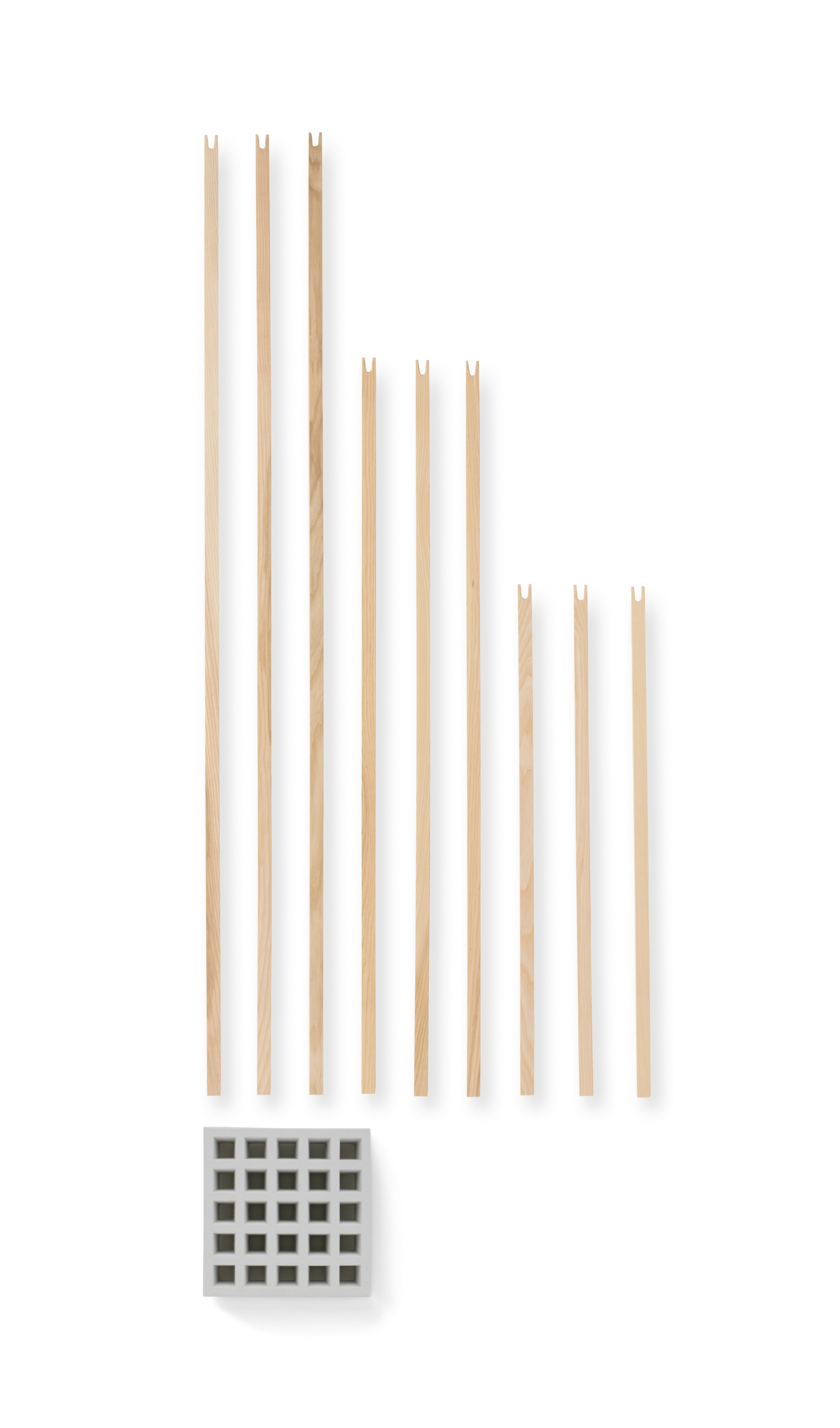 Pin Coat rack / Pin Light Nils Holger Moormann