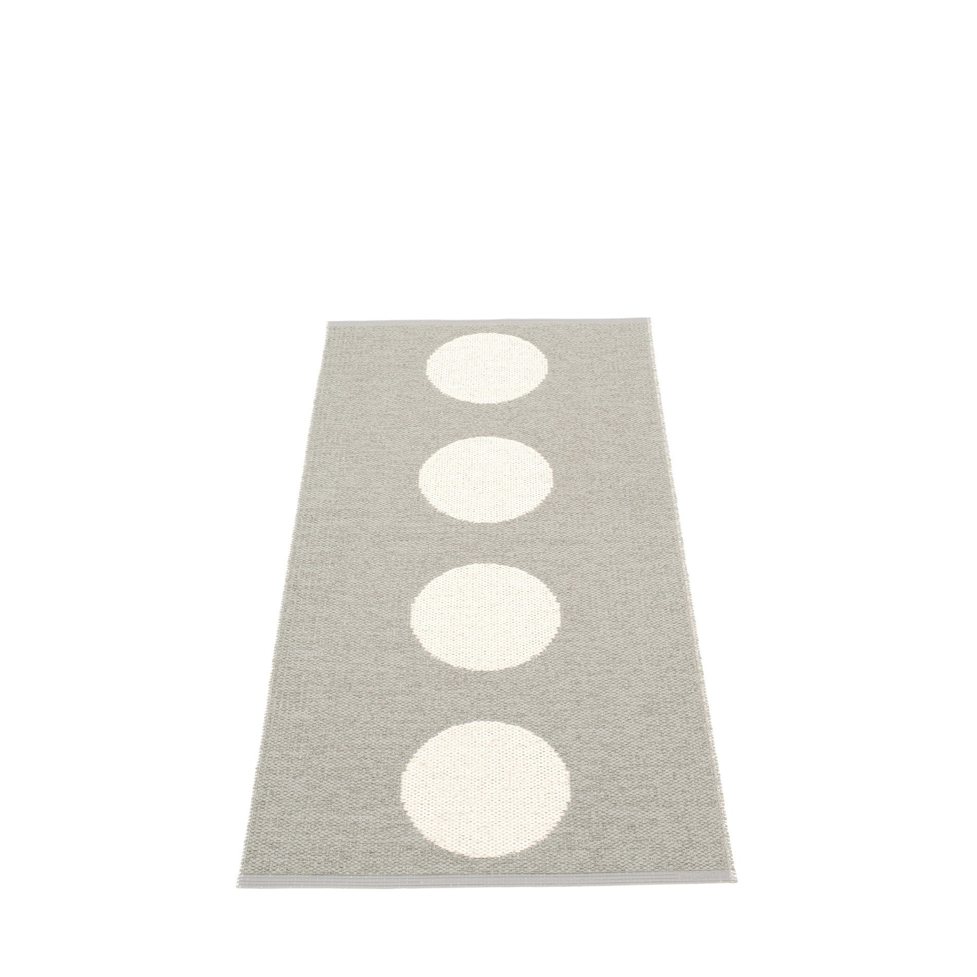 Vera Plastic Carpet 70x150 cm Pappelina Black