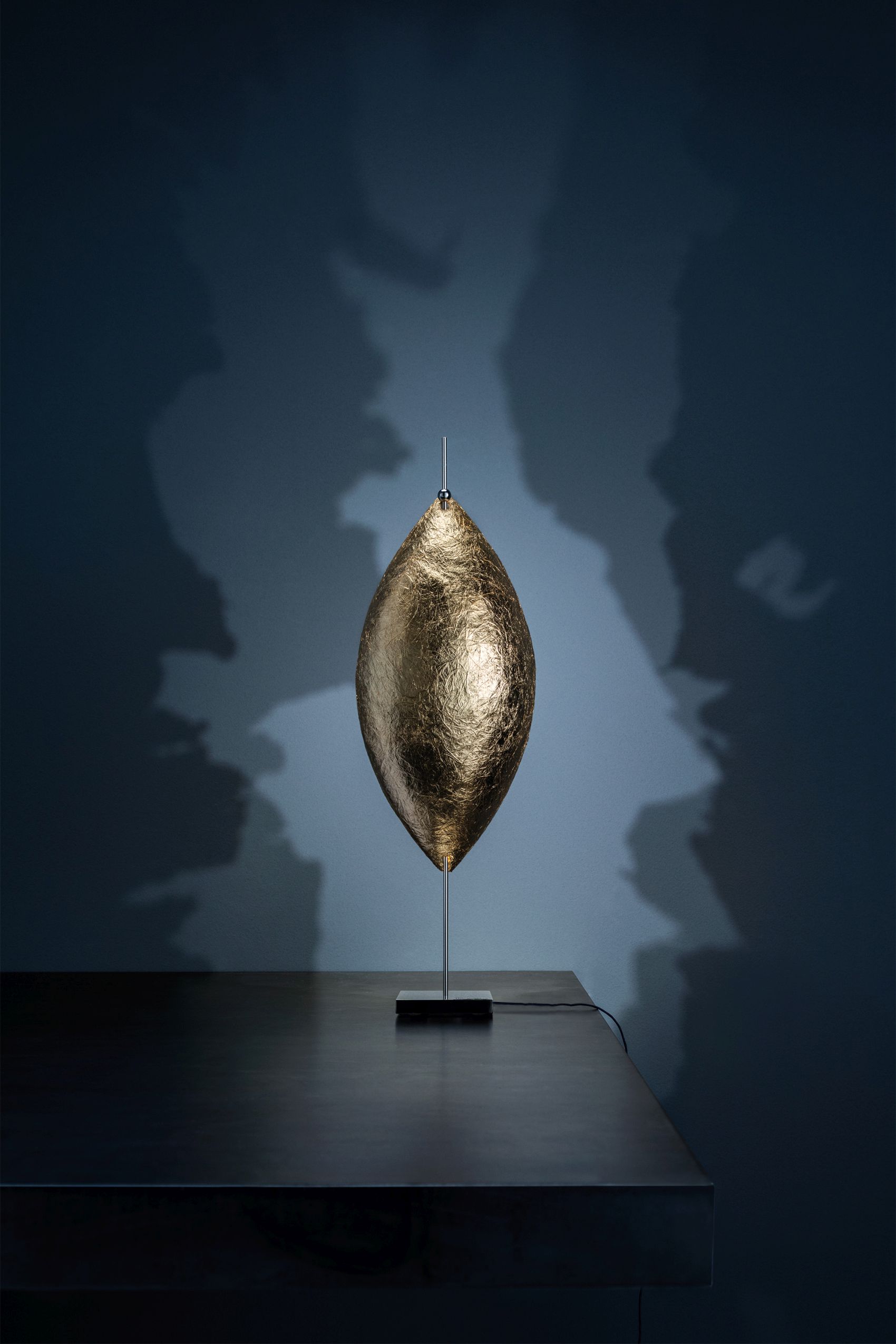 Malagolina table lamp gold Catellani & Smith