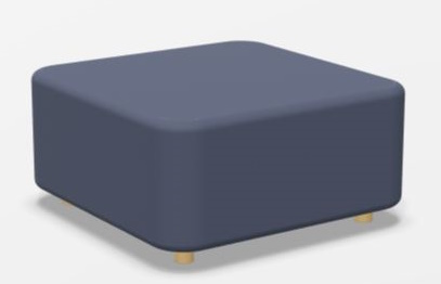 Mezza seating element Sofa Cascando