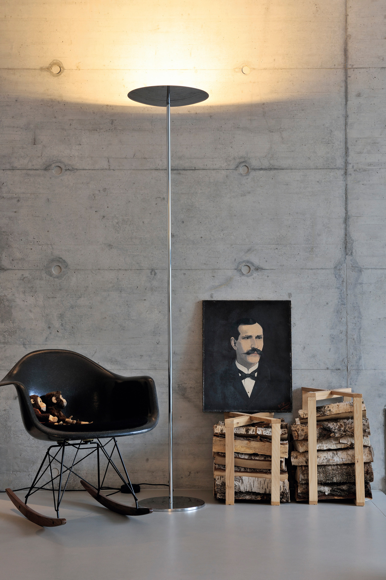 Classic LED Floor lamp Belux Black
