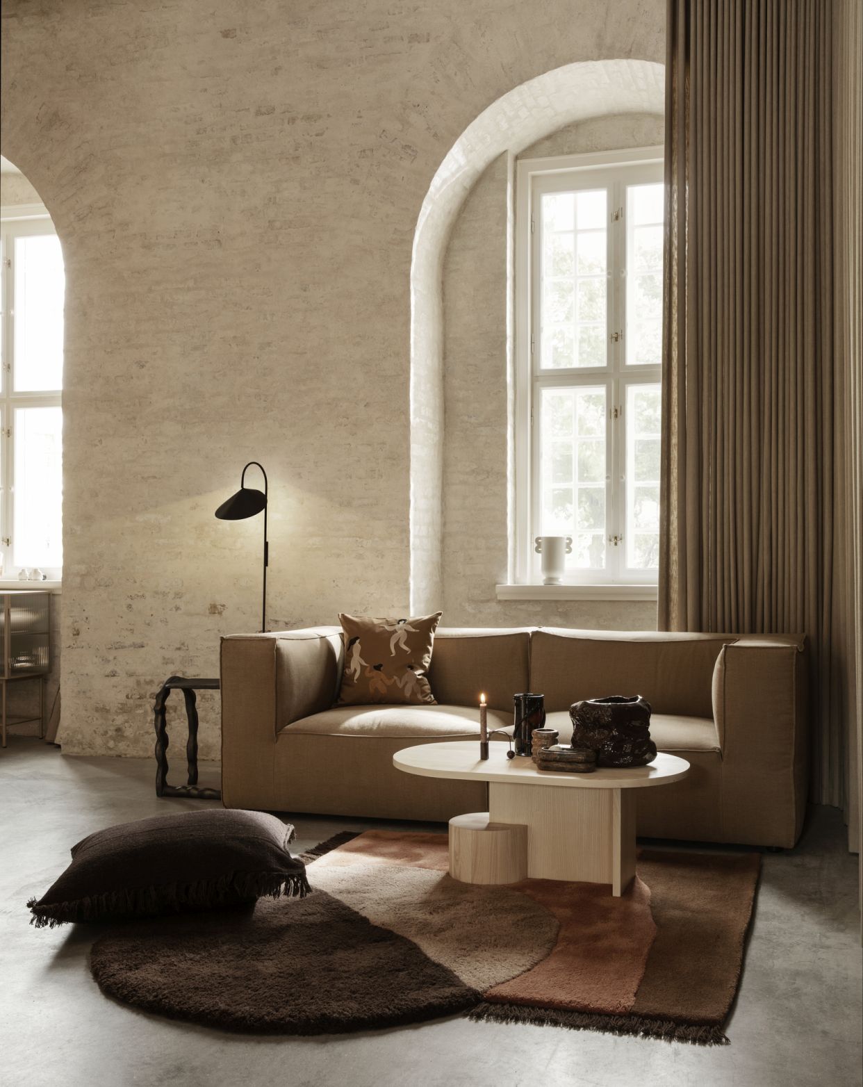 Catena Sofa Large Combi1 Cotton and Linen Ferm Living
