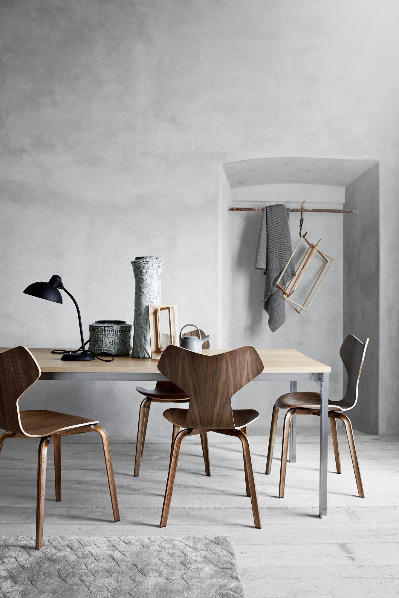 6556 T Table lamp KAISER idell Black matt Fritz Hansen SINGLE Piece
