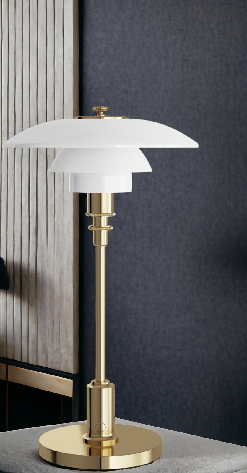 PH 2/1 Portable rechargeable lamp / table lamp Louis Poulsen Brass