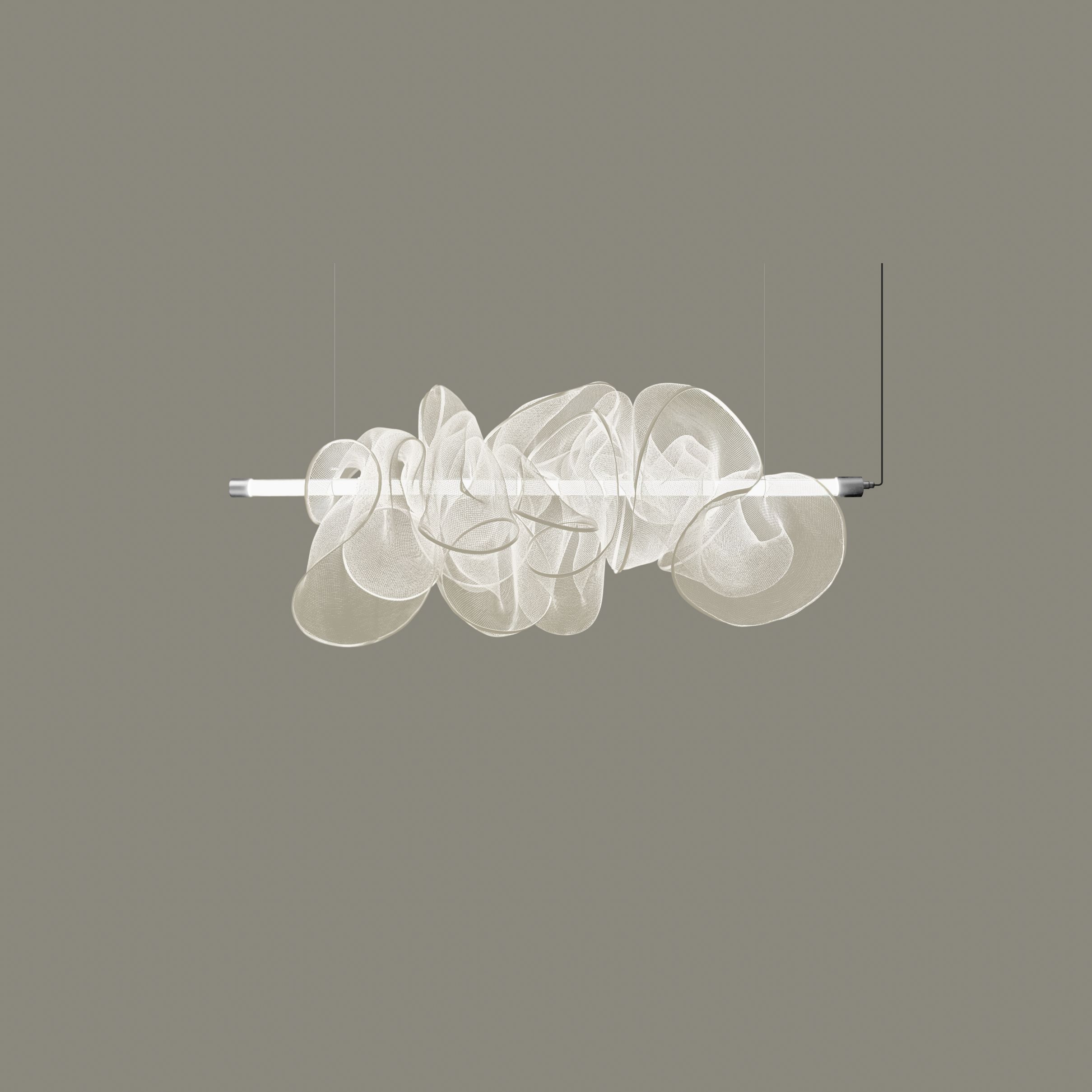The Cloud Suspension lamp Short L100cm LZF Lamps