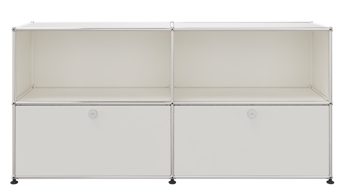 USM Haller Sideboard 2 Open / 2 Flaps Pure white - FAST DELIVERY