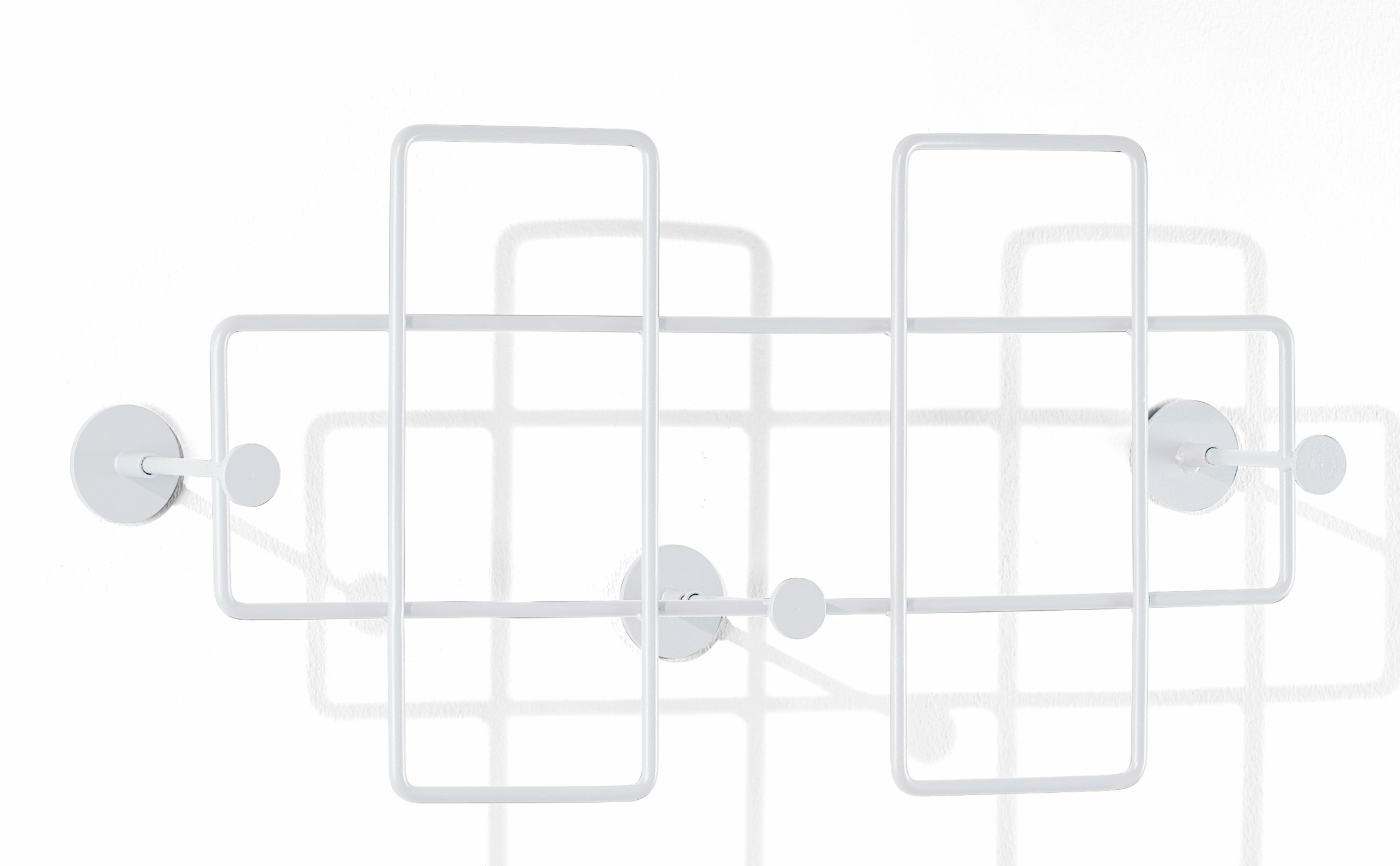 Bazar wall coat rack medium white Richard Lampert