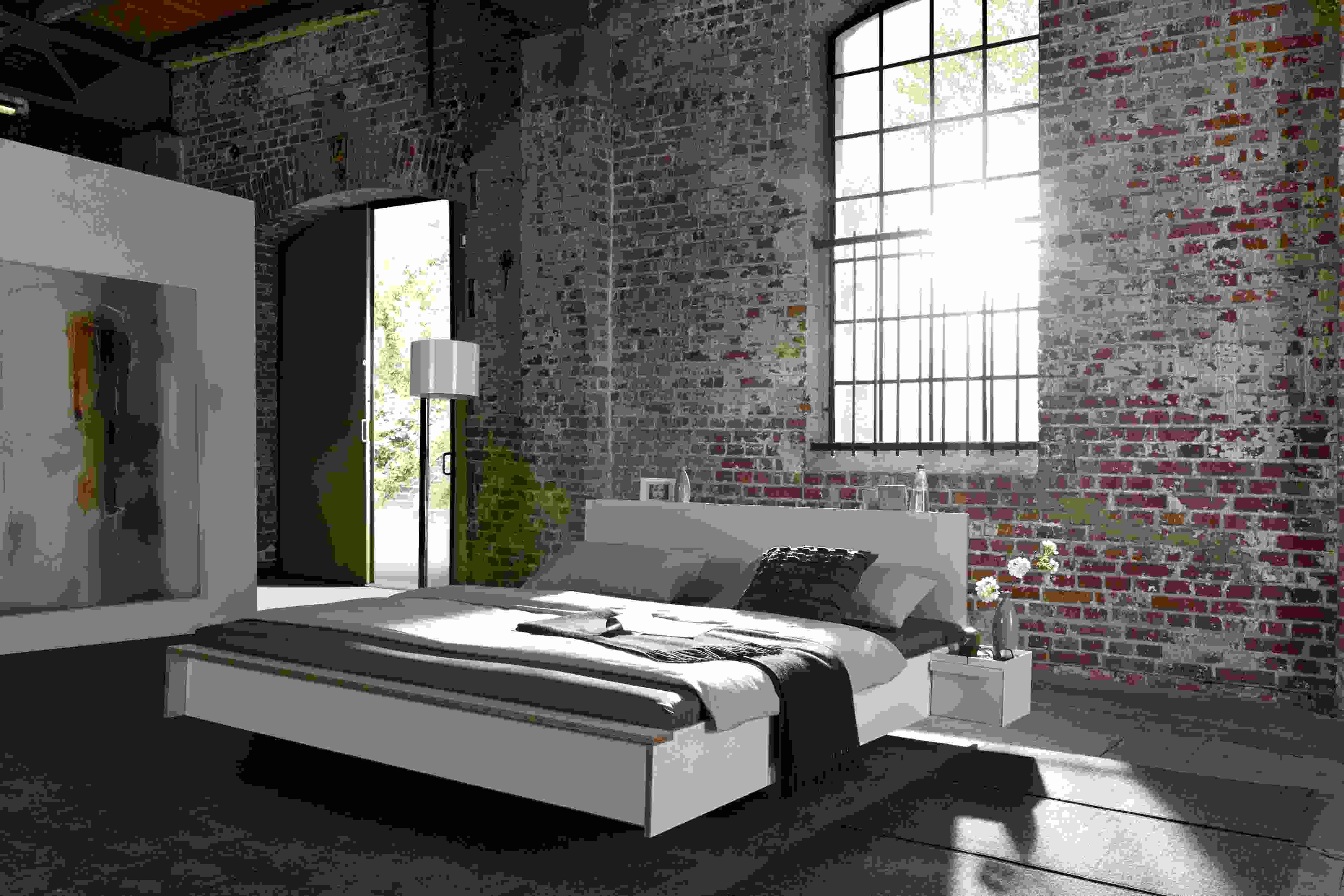 Headboard for Flai double bed anthracite Müller Möbelwerkstätten